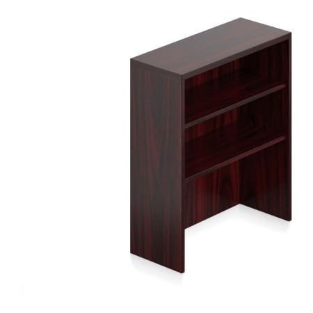 Gec Offices To Go - Hutch Bookcase - 36"W x 15"D x 36"H - Mahogany SL36HO-AML